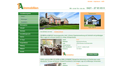 Desktop Screenshot of 1-a-immobilien.de