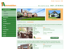 Tablet Screenshot of 1-a-immobilien.de